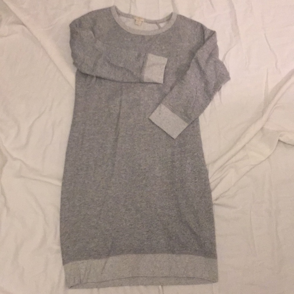 J Crew Gray sweatshirt dress - XS
